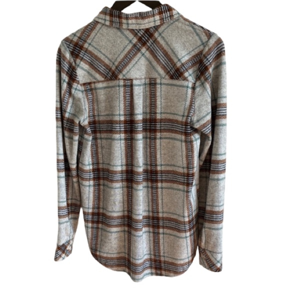 Thread & Supply Multicolor Plaid Button Up Shirt … - image 4